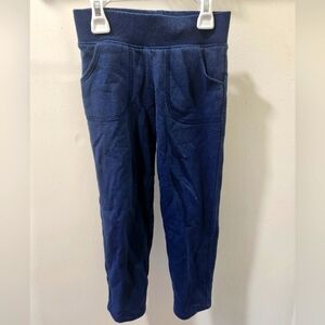 Blue sweatpants with pockets